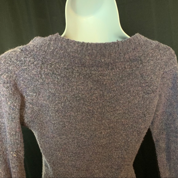 Sweater Project purple v-neck sweater - Picture 4 of 5